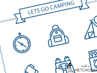 Lets go camping t-shirt