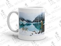 Personalized Photo mug with a scenic photo