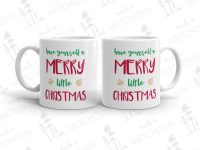 Merry little christmas mug